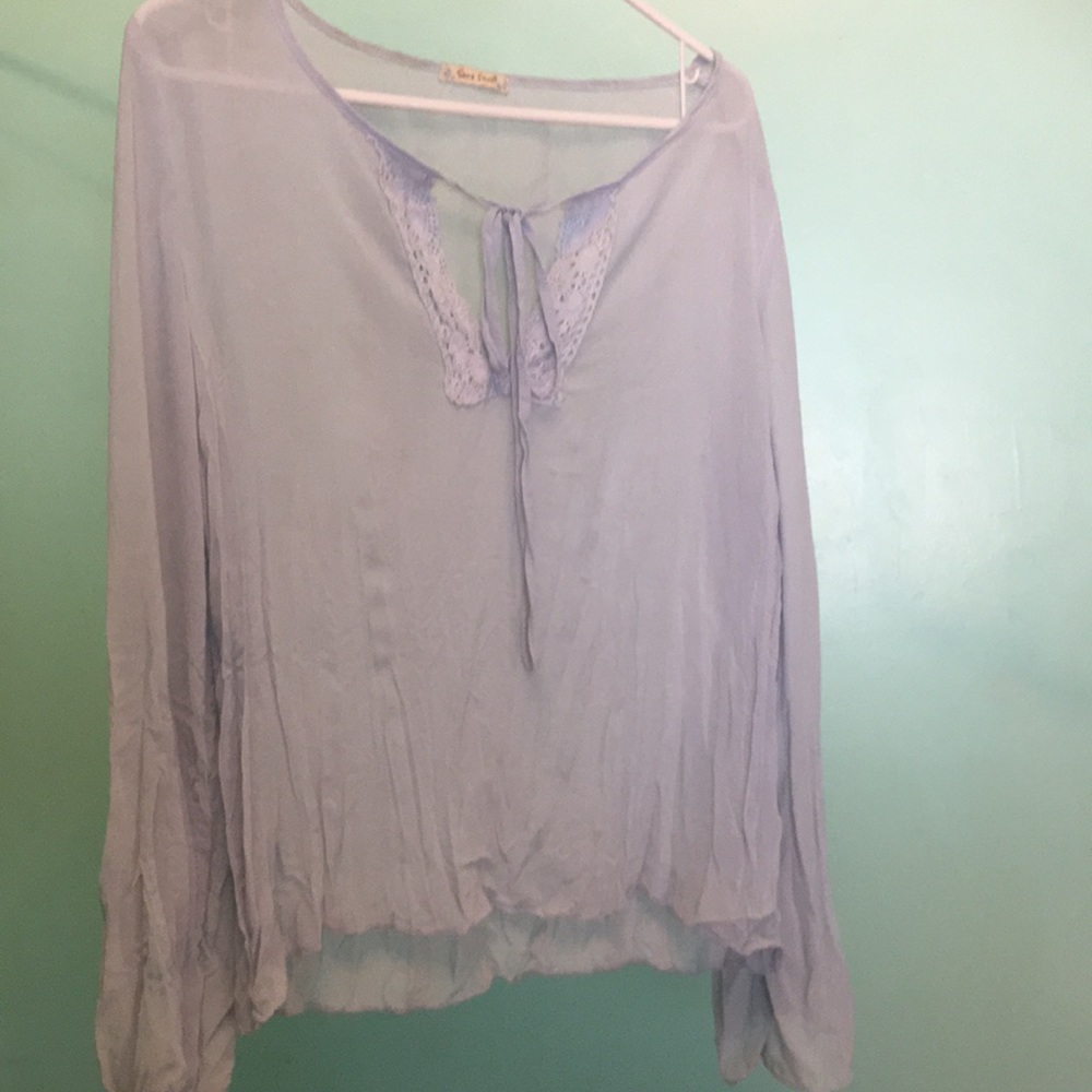 Vintage flowy top